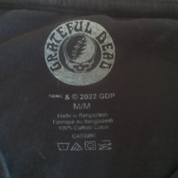 Grateful Dead dancing skeleton black band Tee Size Medium - Picture 6 of 7